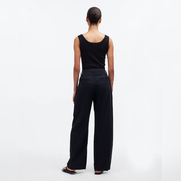 Sz 4 BNWT Harlow Wide Leg Pant Madewell - Picture 4 of 9